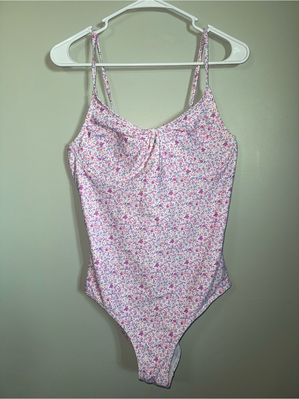 Pink Lily Pink & Floral One-Piece Swimsuit